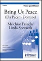 Bring Us Peace Three-Part Mixed choral sheet music cover